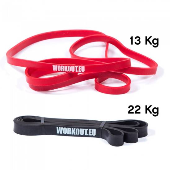 Výhodný set odporových gum 22 + 13 kg