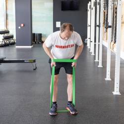 Odporová guma WORKOUT zelená - 45 kg