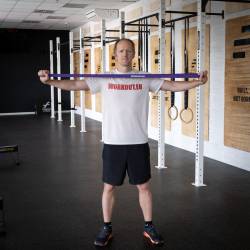 Resistenza in gomma WORKOUT viola - 29 kg