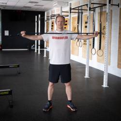 Odporová guma WORKOUT černá - 22 kg