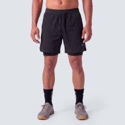 Pantaloncini da uomo Picsil 2in1 Performance SS26 - nero