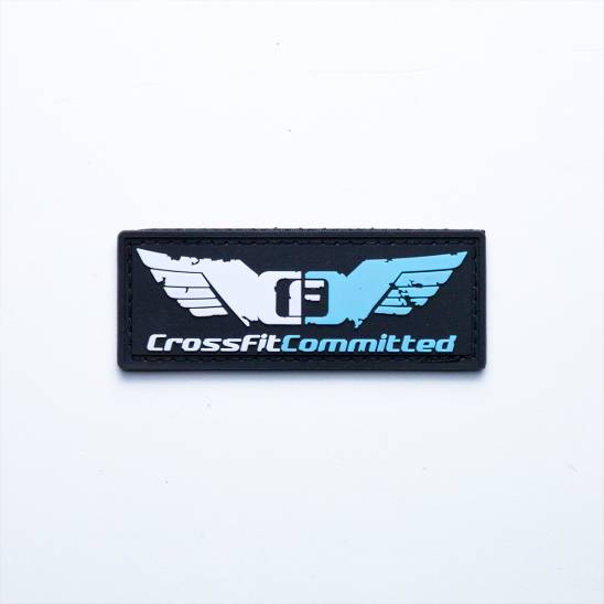 Nášivka se suchým zipem CrossFit Commited logo