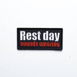 Rest day sounds amazing - toppa in velcro