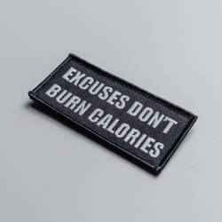 Exclusive dont burn calories - Toppa in velcro