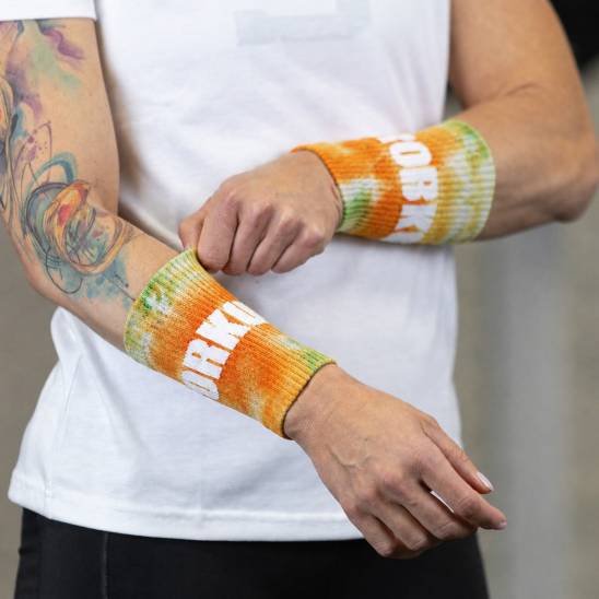 Wristbands WORKOUT 2.0 - Orange batik