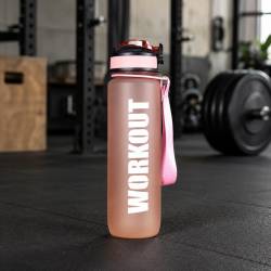 WORKOUT Bottiglia da 1000 ml in Tritan - pesca