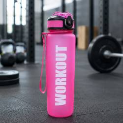 WORKOUT Borraccia in Tritan da 1000 ml - rosa