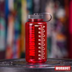 Bottle WORKOUT 1000 ml - red Tritan