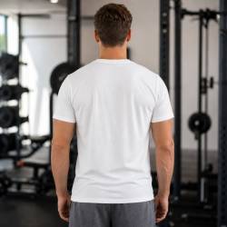 Pánské sportovní tričko WORKOUT - bílé
