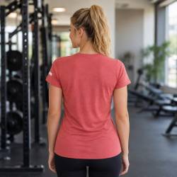 Dámské tréninkové tričko WORKOUT - červené