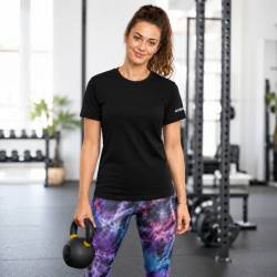 Maglietta sportiva da donna WORKOUT - nero