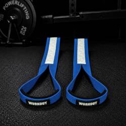 Vzpěračské trhačky WORKOUT - modré