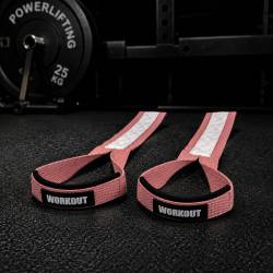 Vzpěračské trhačky WORKOUT - růžové