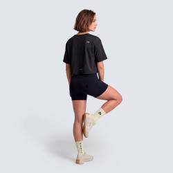 Dámské crop tričko Picsil Performance SS26 - černé