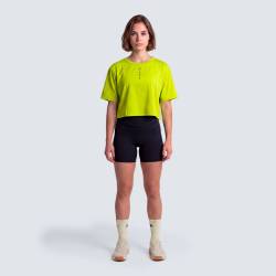 Dámské crop tričko Picsil Performance SS26 - zelené