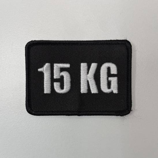 15 KG Patch with Velcro, 7 x 5 cm