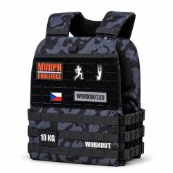 Gilet tattico WORKOUT - nero mimetico