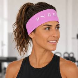 Fascia per la testa HYROX Sweatband Puma - rosa