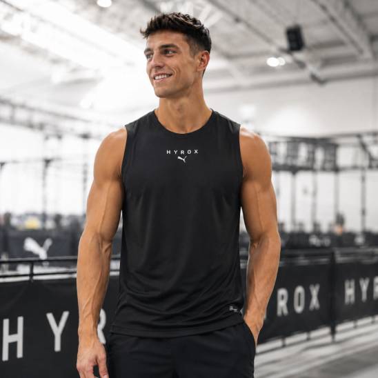 Canotta da uomo Puma Hyrox Cloudspun - nera