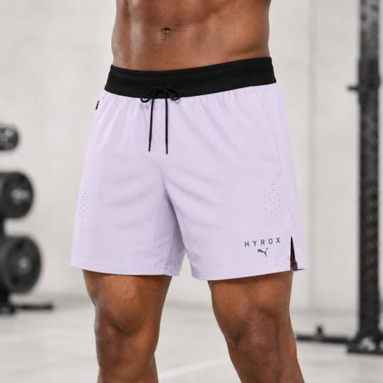 Pantaloncini da uomo PUMA HYROX PWRMODE - viola
