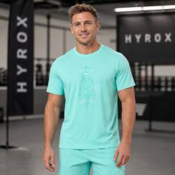 Maglietta da uomo PUMA HYROX CLOUDSPUN THERMOADAPT - turchese