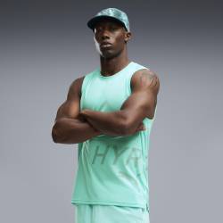 Canotta da uomo PUMA HYROX CUTOFF - turchese