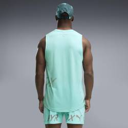 Canotta da uomo PUMA HYROX CUTOFF - turchese