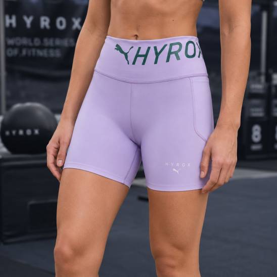 Pantaloncini da donna PUMA HYROX PWRMODE - rosa