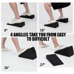 Klíny na dřep WORKOUT černé