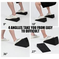 WORKOUT Black Squat Wedges