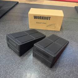 WORKOUT Black Squat Wedges