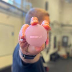 Lacrosse Ball WORKOUT Massage Ball - Powder Pink