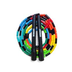 Perlenspringseil WORKOUT - verstellbar - farbig
