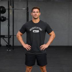 Maglietta Nike Weightlifting da uomo - nero