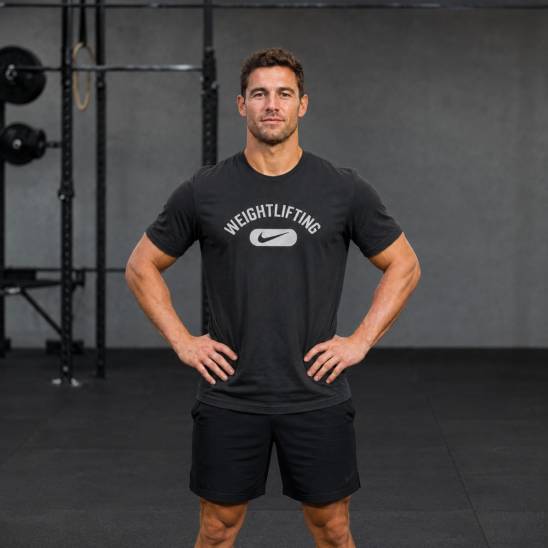 Pánské tričko Nike Weightlifting - černé