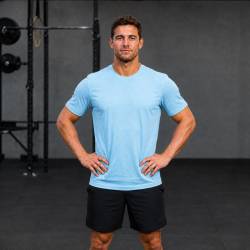 Pánské sportovní tričko WORKOUT - modré