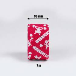 Thumb Hookgrip tape WORKOUT úzká - délka 7 m (red)