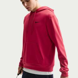 Pánská mikina Nike Dri-FIT s kapucí a UV ochranou - červená