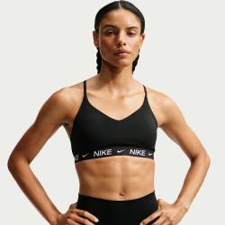 Dámská podprsenka Nike Indy s lehkou oporou - černá
