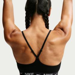 Dámská podprsenka Nike Indy s lehkou oporou - černá