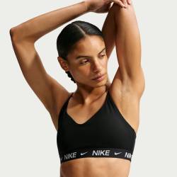Dámská podprsenka Nike Indy s lehkou oporou - černá