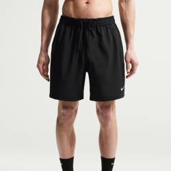 Pánské 18cm univerzální kraťasy Nike Dri-FIT bez podšívky - černé