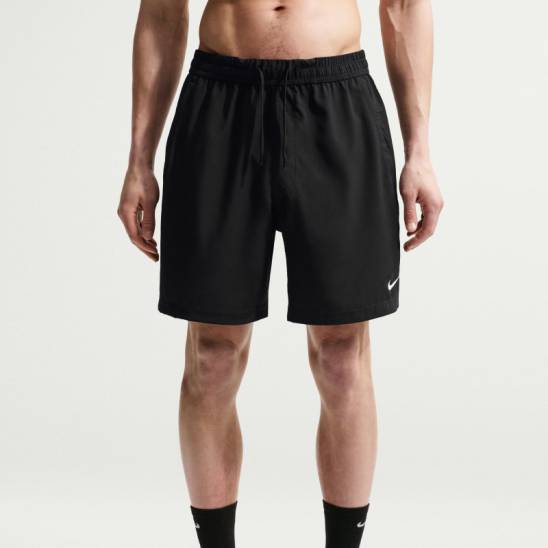 Pánské 18cm univerzální kraťasy Nike Dri-FIT bez podšívky - černé