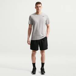 Pánské 18cm univerzální kraťasy Nike Dri-FIT bez podšívky - černé