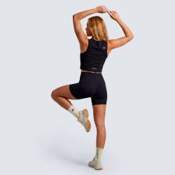 Picsil Performance SS26 Womens Crop Top - Black