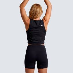 Picsil Performance SS26 Womens Crop Top - Black