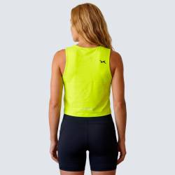 Picsil Performance SS26 Womens Crop Top - Citrus
