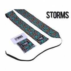 Zpevňovač zápěstí STORMS Wrist Wraps - Green Flower