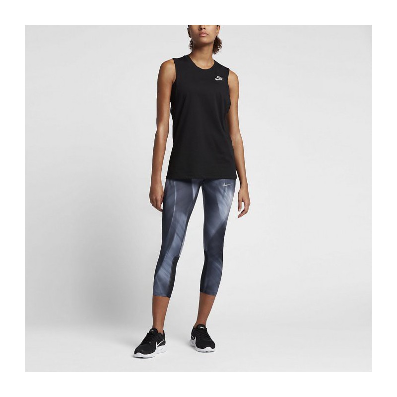 Woman Tight 3/4 Nike Power Epic with printing gray