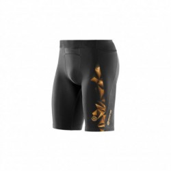 Skins A400 Series Mens Compression Half Tights - Black/Gold